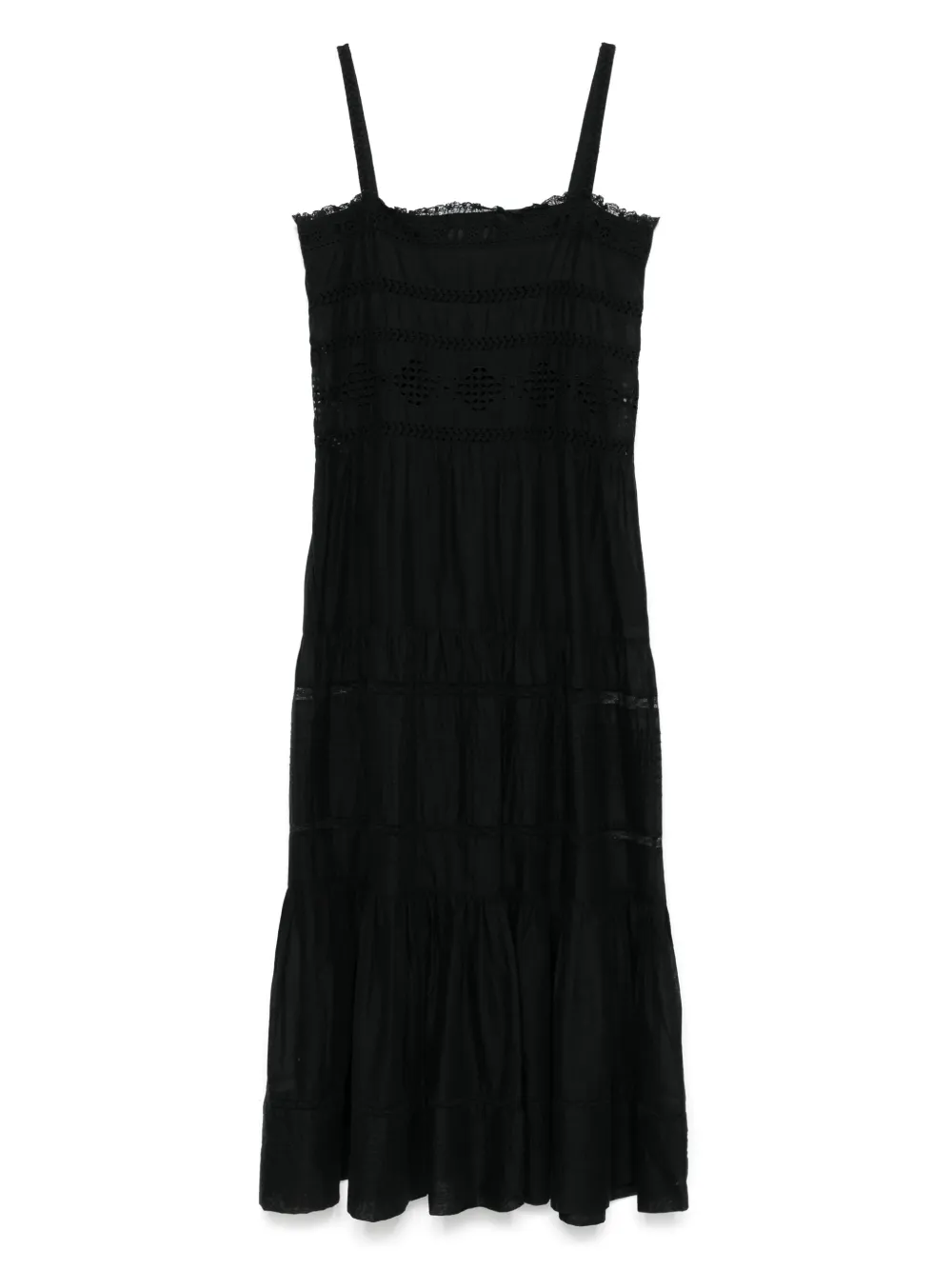 MARANT ÉTOILE Divine midi-jurk - 01BK