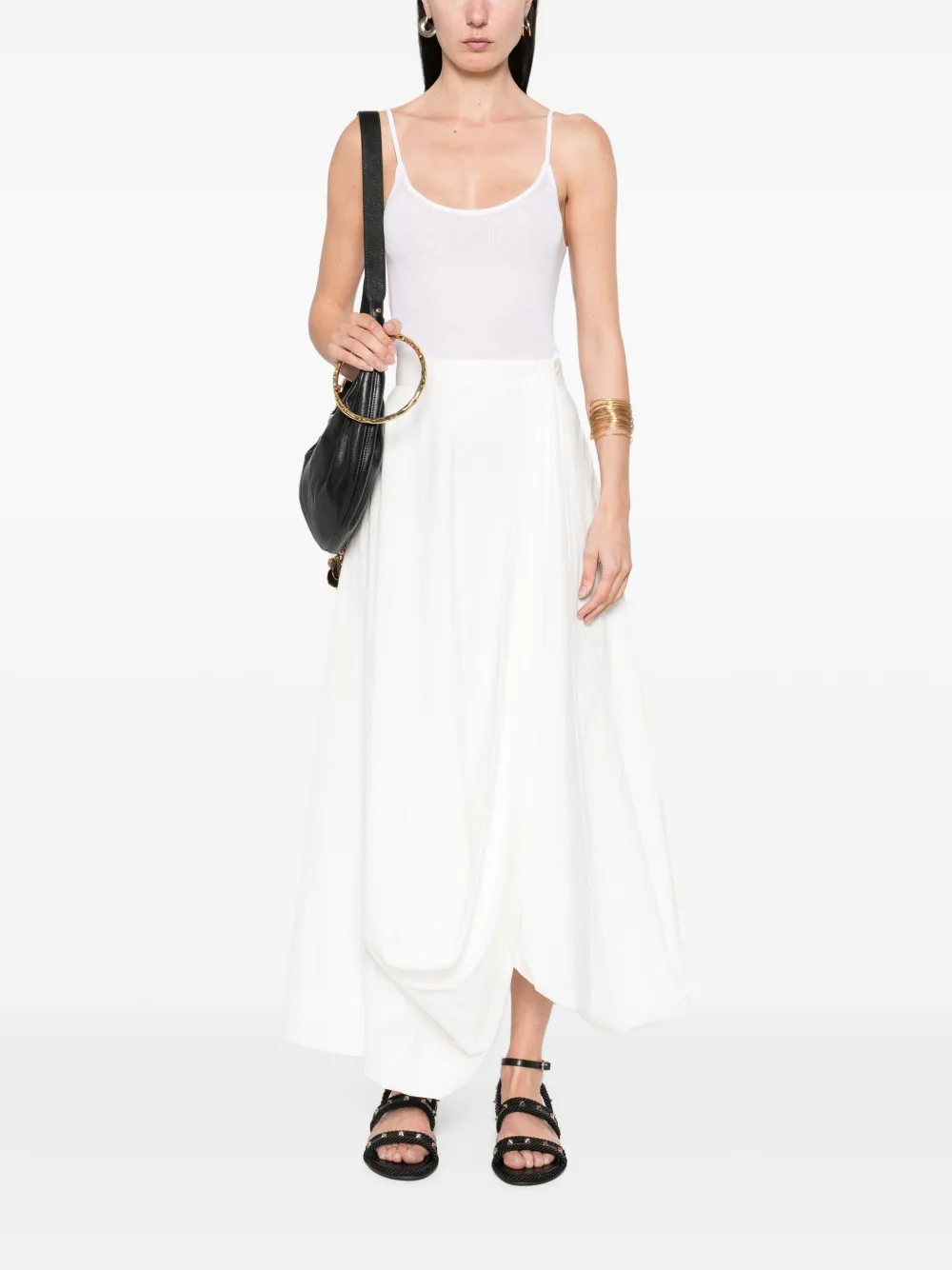 Chloé logo-plaque tank top | Vests & Tank Tops | Image 2