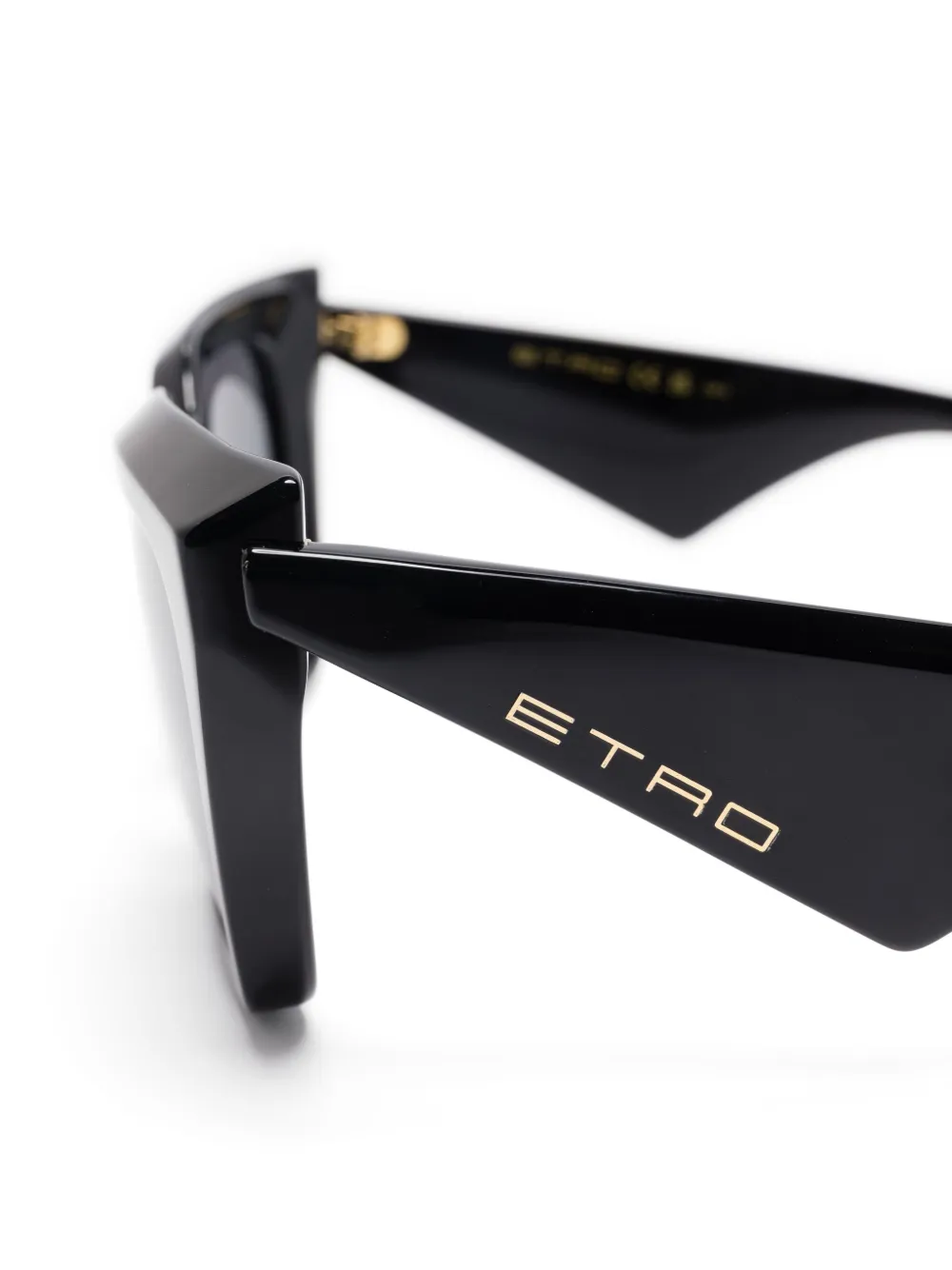 ETRO geometric-frame sunglasses Zwart