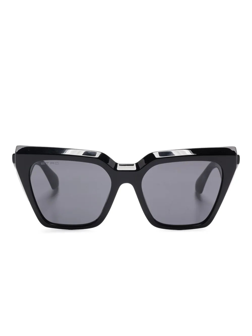 ETRO geometric-frame sunglasses Zwart