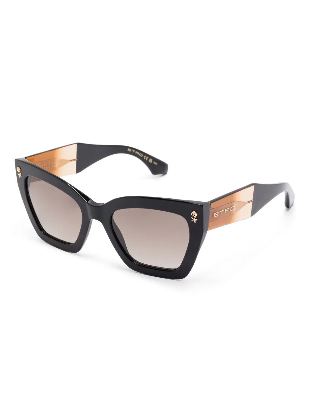 ETRO butterfly-frame sunglasses - Zwart