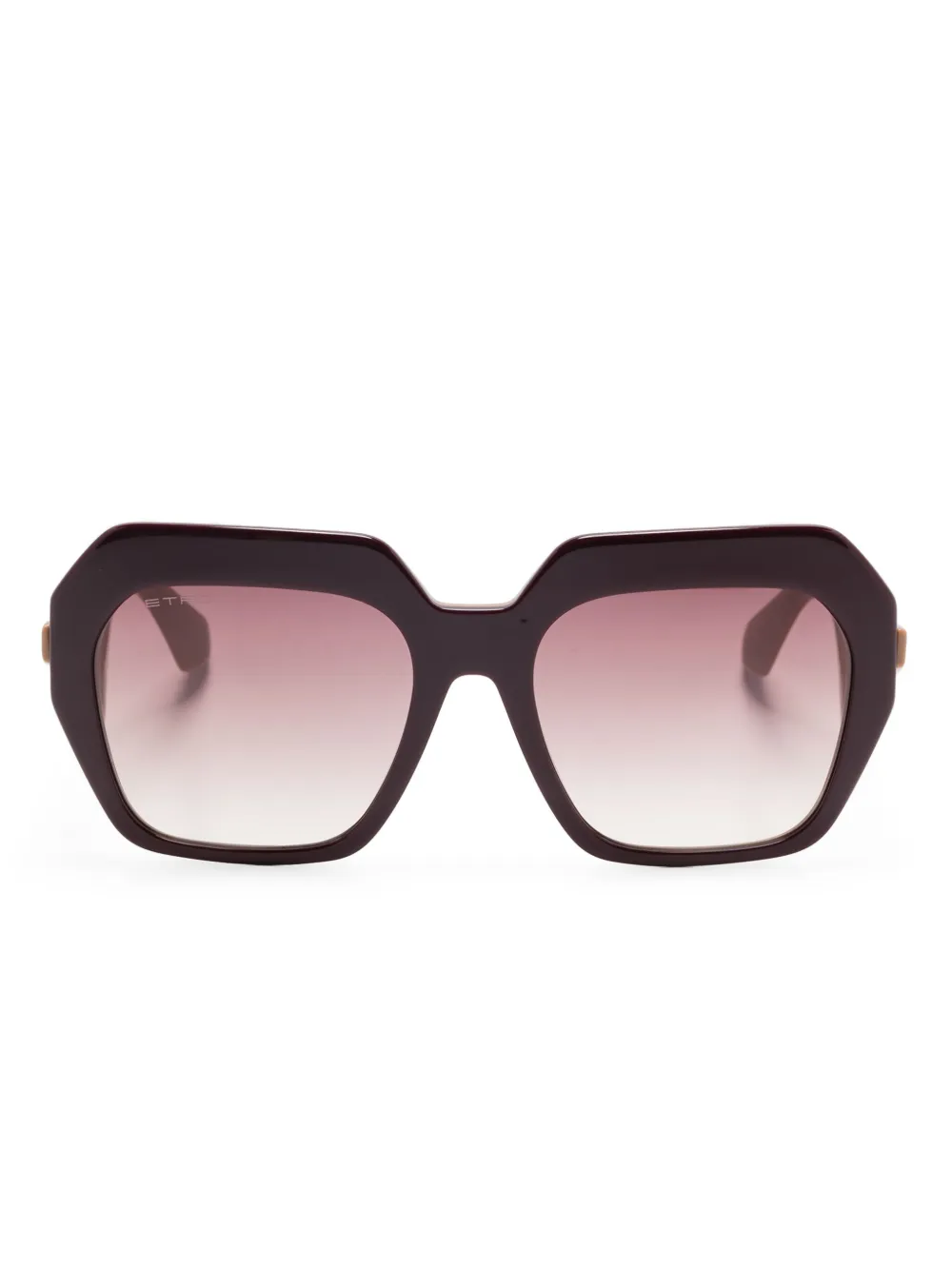 ETRO oversize-frame sunglasses Beige