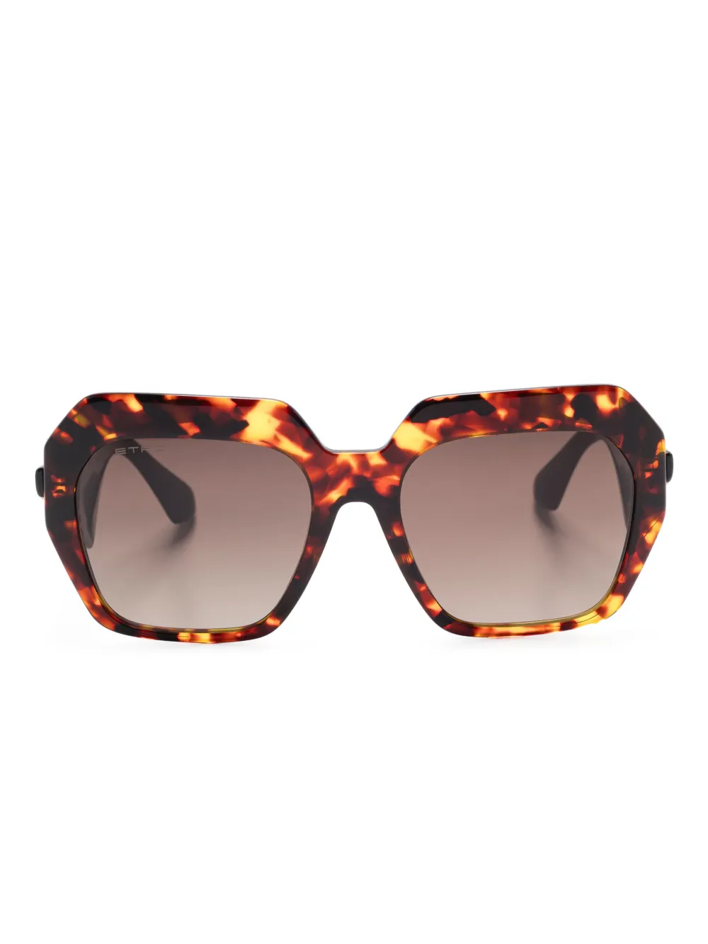 geometric-frame sunglasses