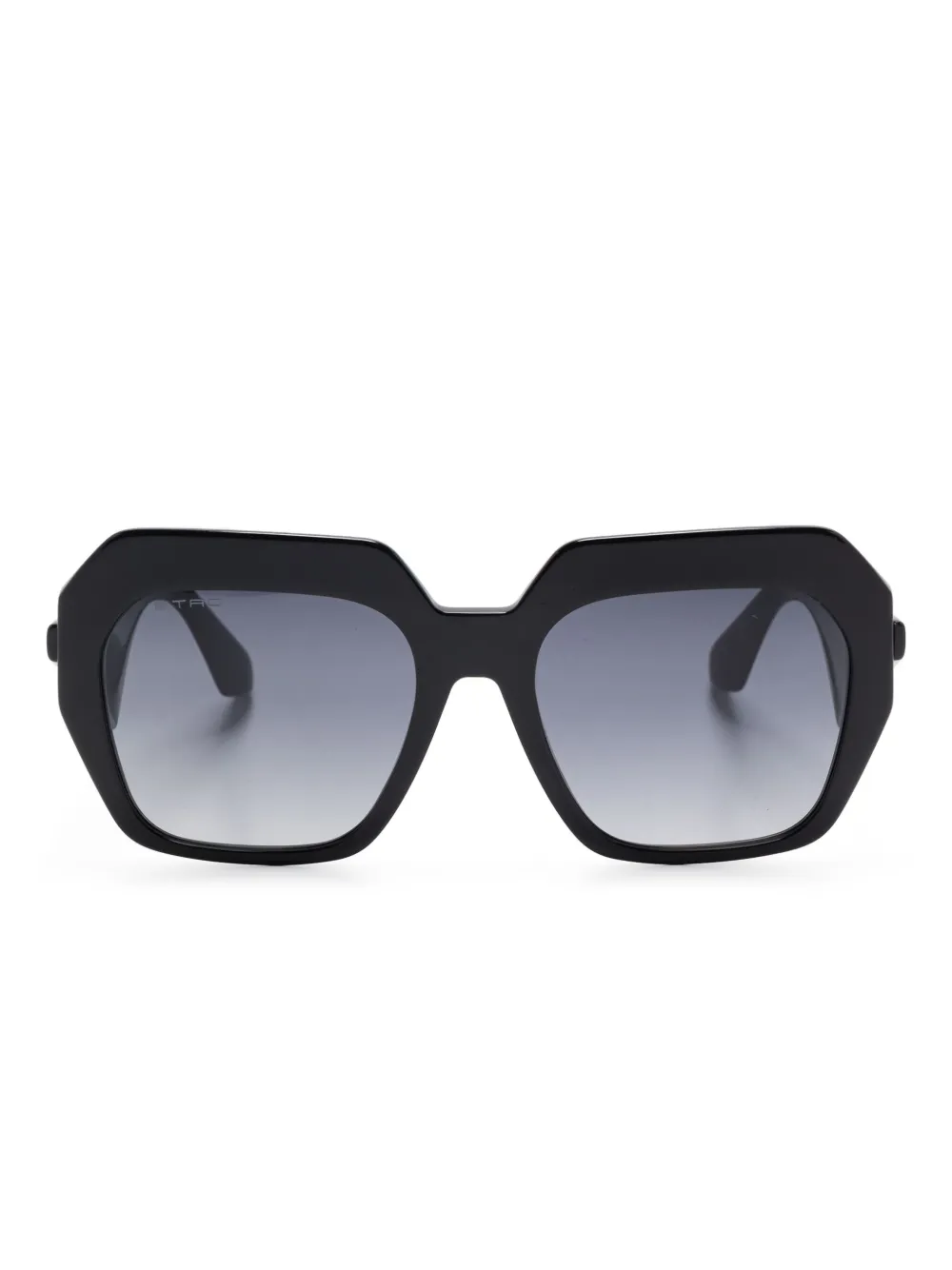 geometric-frame sunglasses