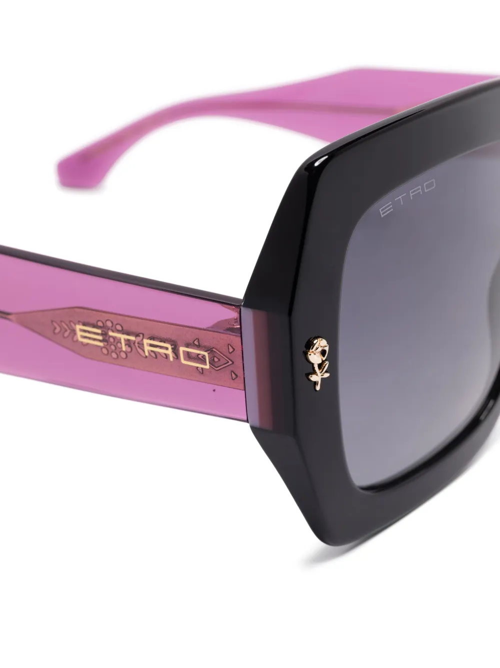 ETRO oversize-frame sunglasses Paars