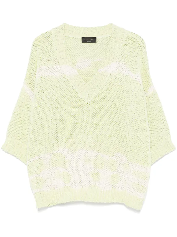 Roberto Collina chunky-knit Sweater | Green | FARFETCH CA