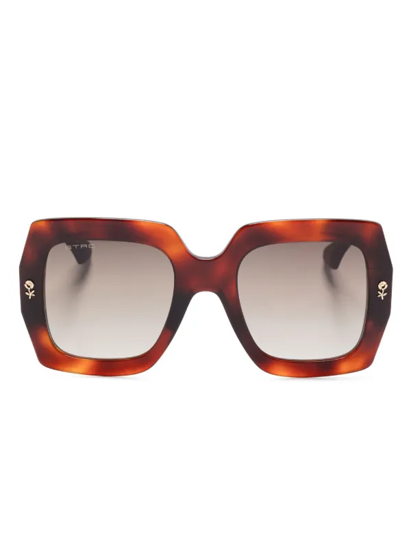 Etro Oversize-frame Sunglasses in Brown
