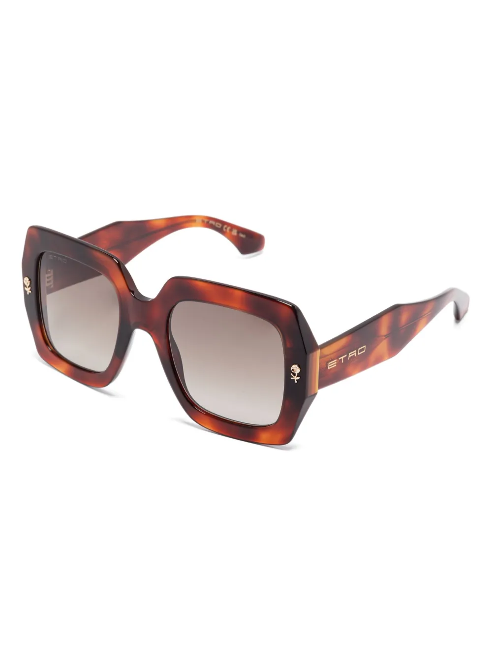 ETRO oversize-frame sunglasses - Bruin