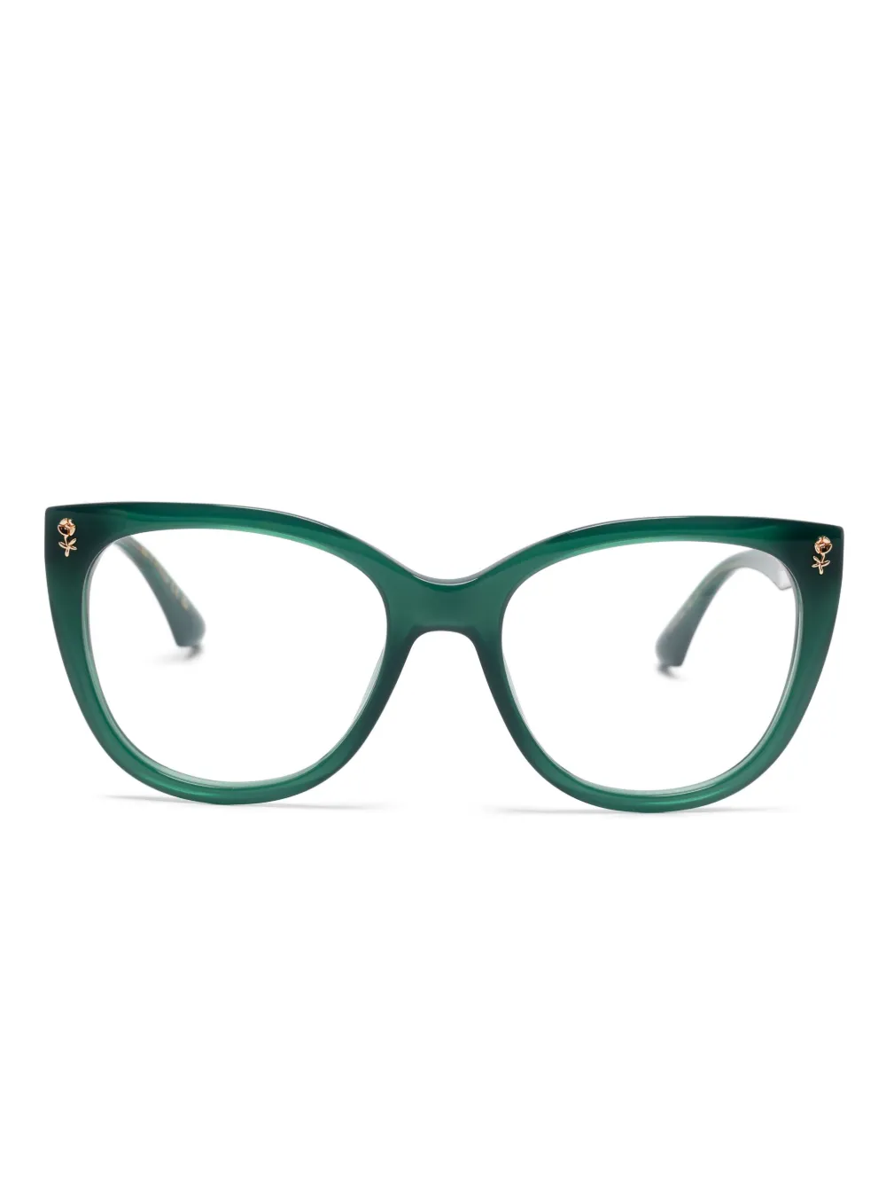 cat-eye frame glasses