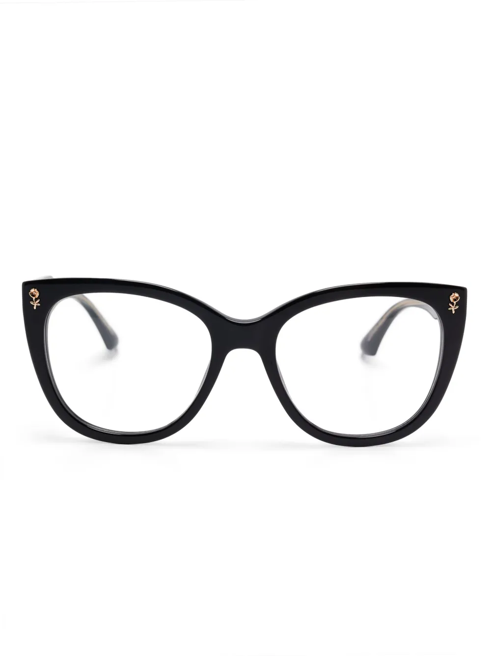 cat-eye frame glasses