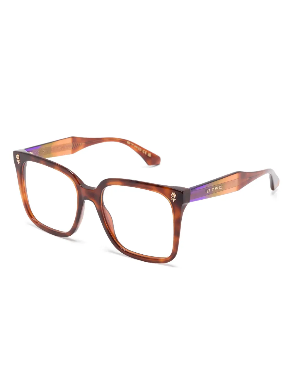 ETRO square-frame glasses - Bruin