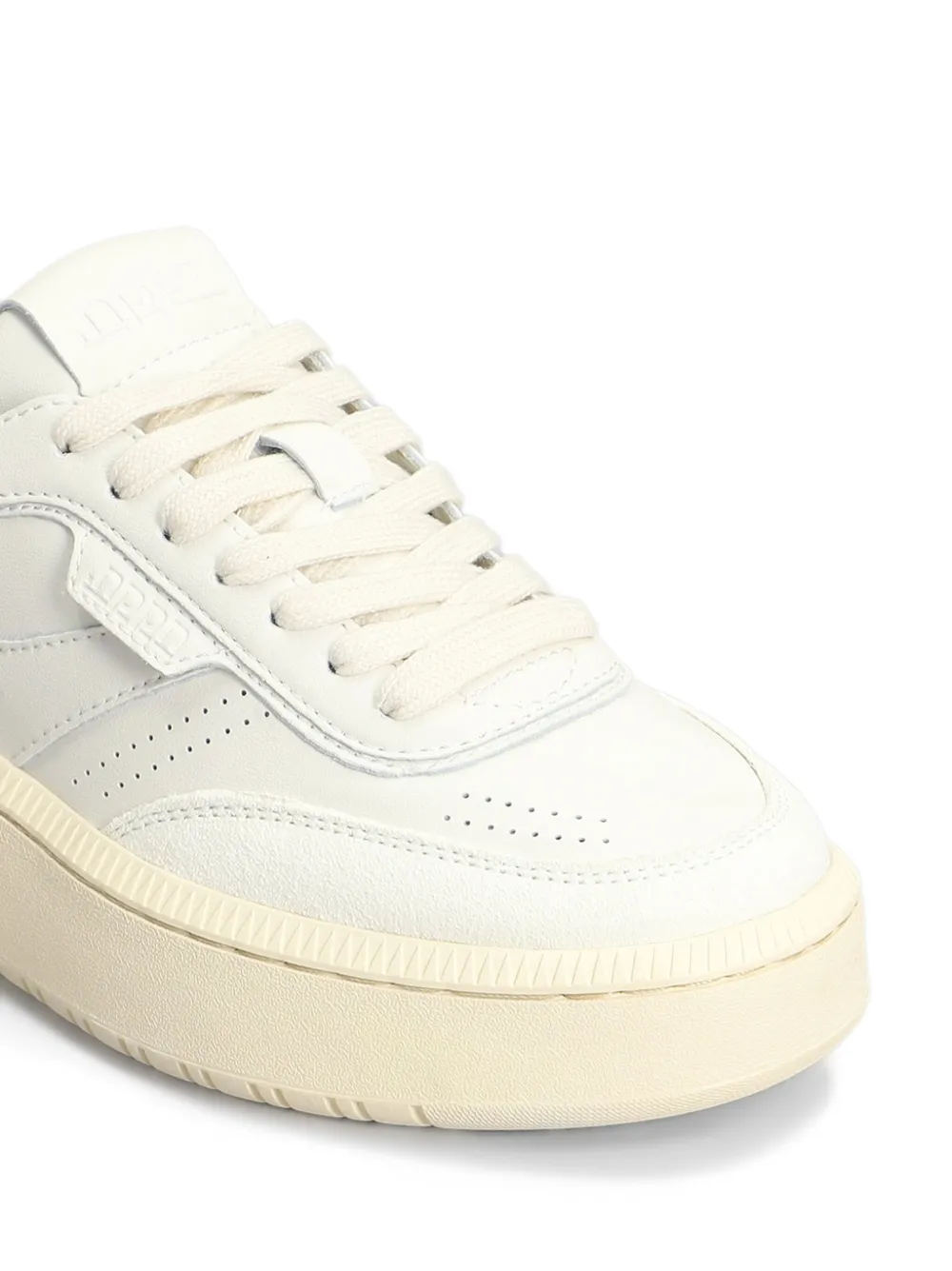 NPPN two-tone leather sneakers White