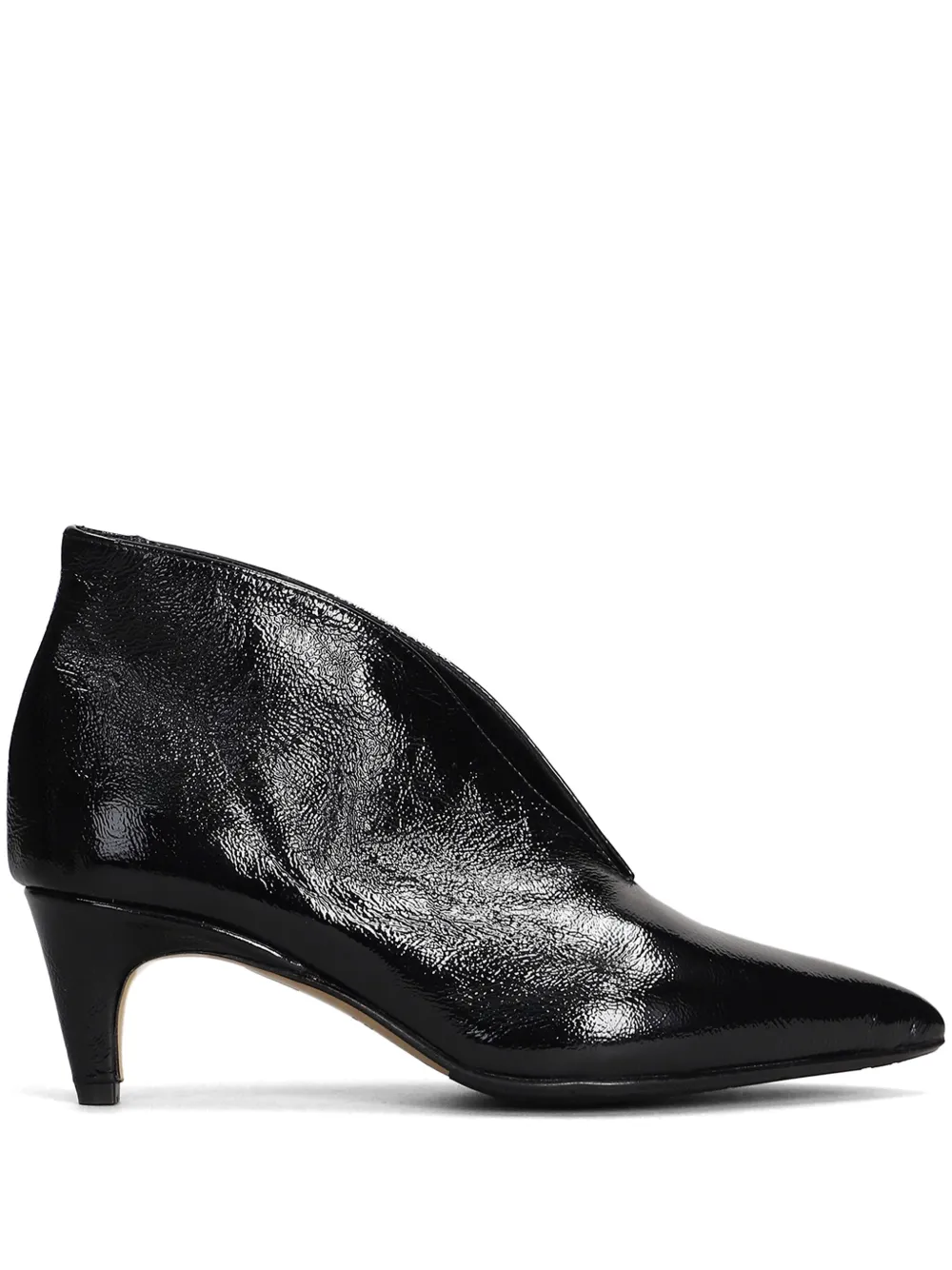 L Arianna 60mm leather ankle boots Black