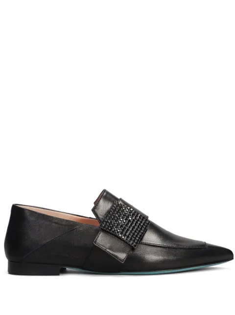 Fratelli Russo rhinestone-embellishment loafers