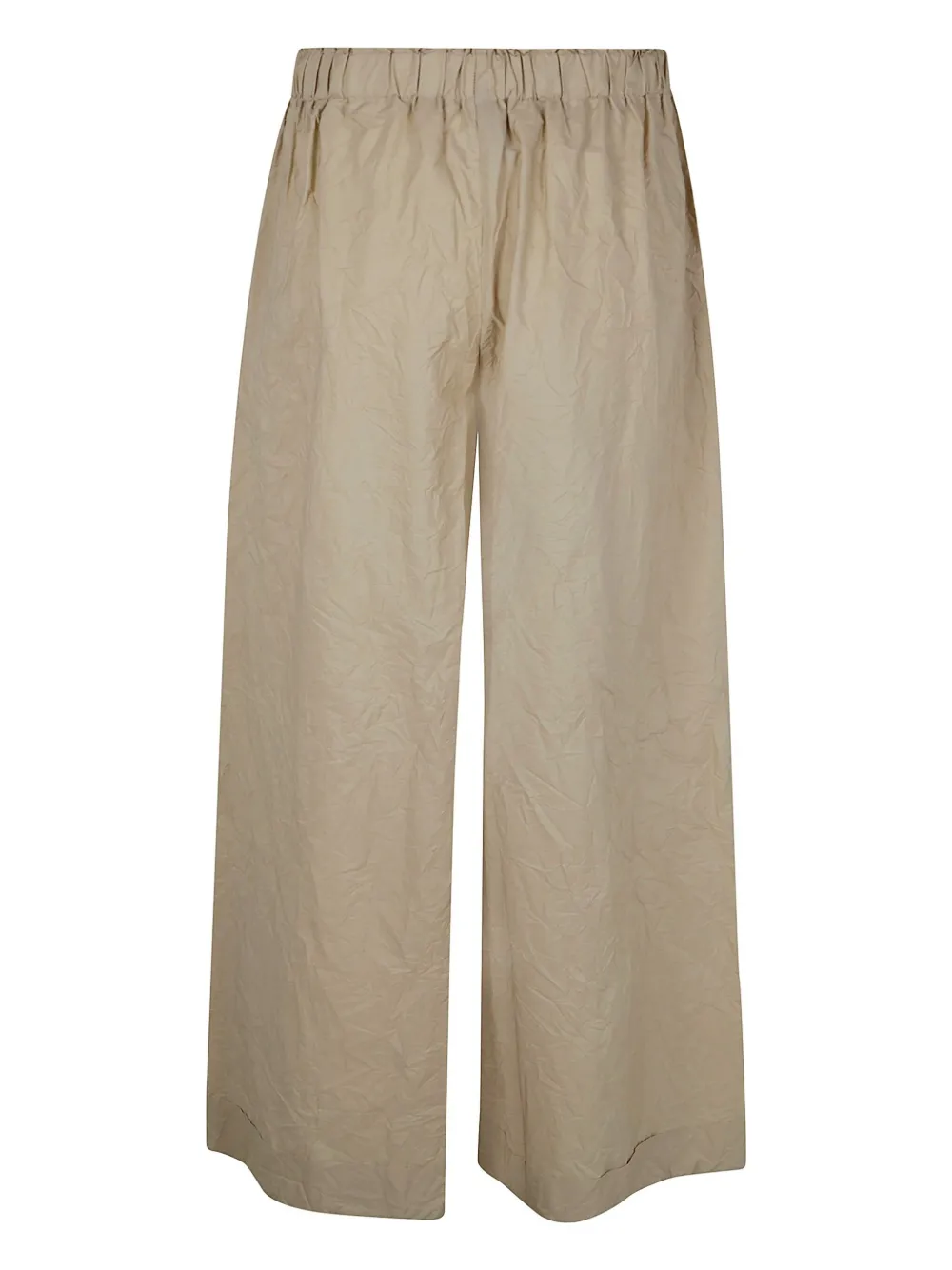 Daniela Gregis elasticated waistband palazzos - Beige