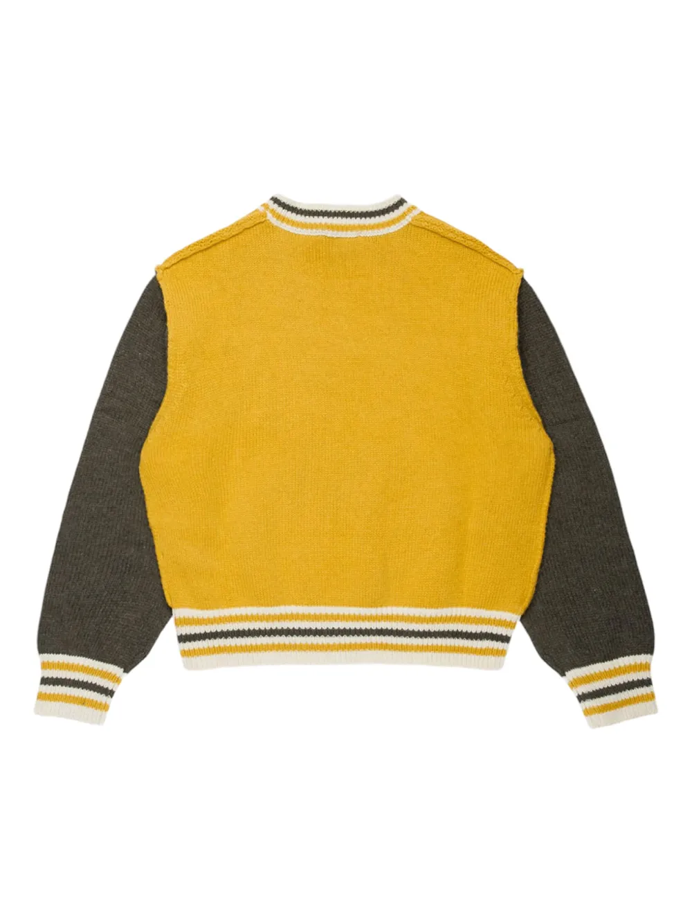 DSQUARED2 KIDS Trui met logo-jacquard Geel