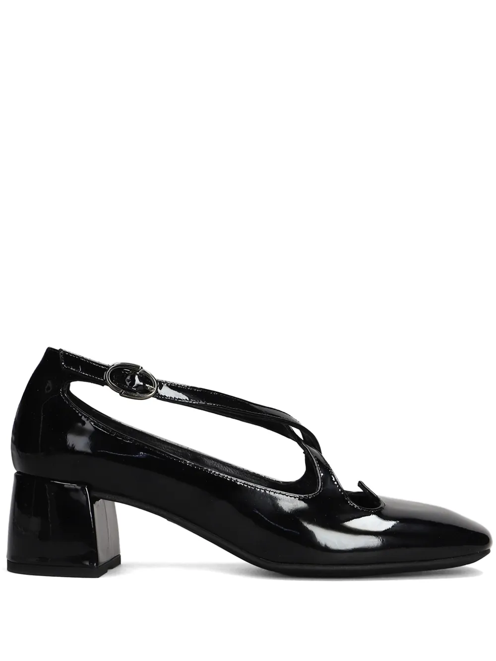 Pedro Miralles 55mm leather pumps Black