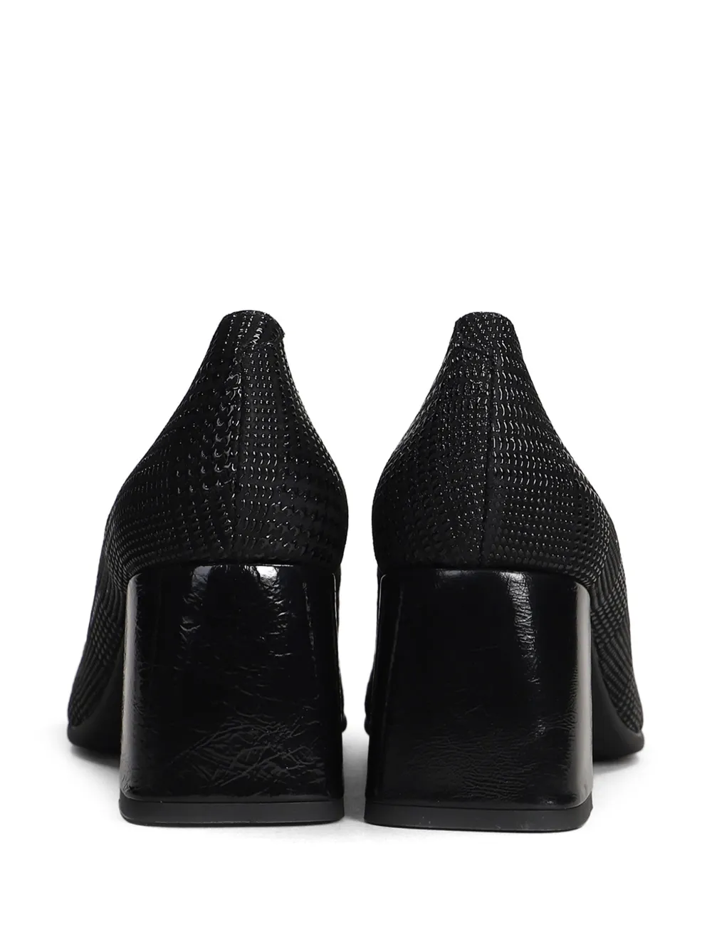 Pedro Miralles 65mm leather pumps Black