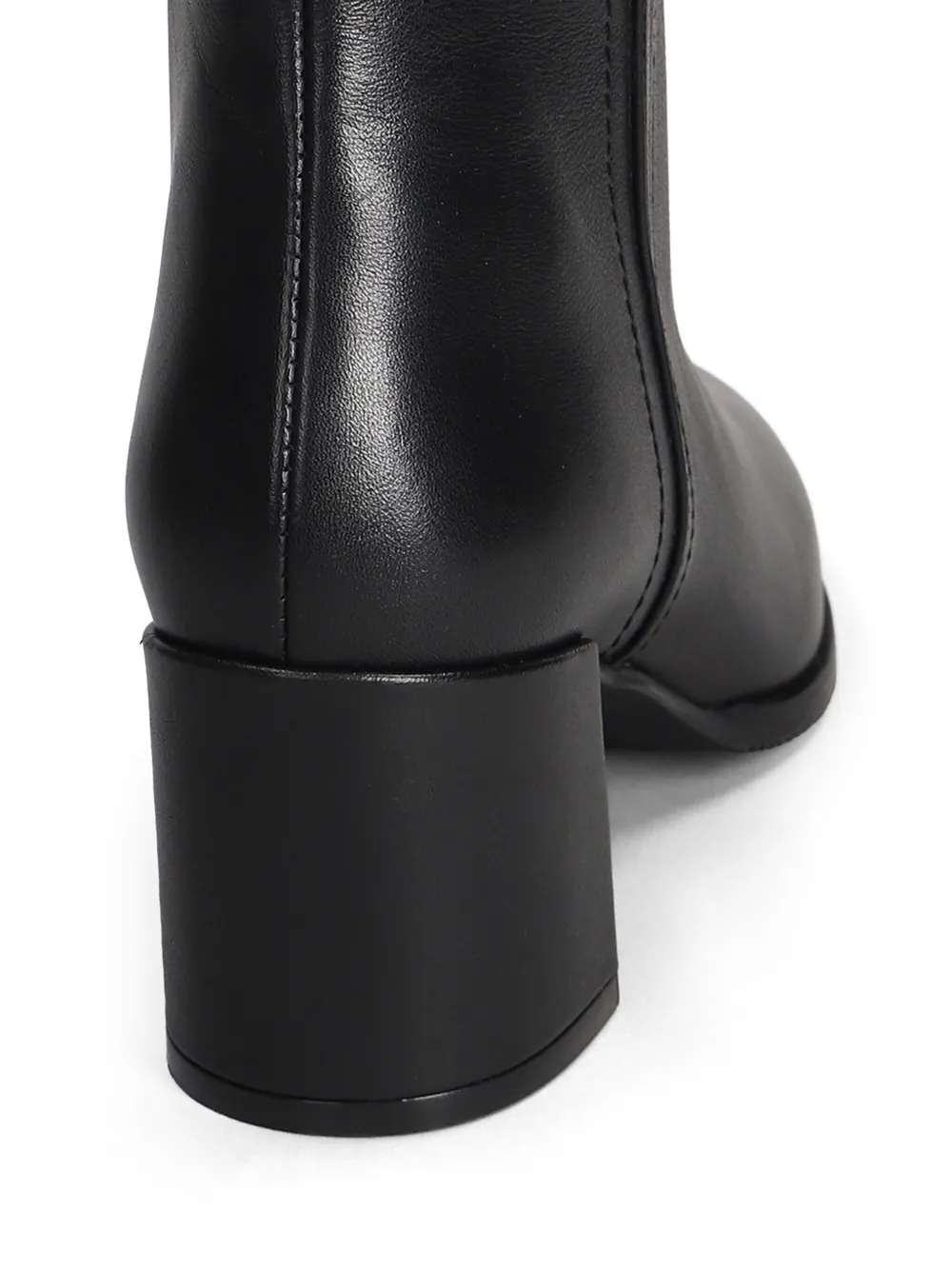 Evaluna 70mm leather boots Black