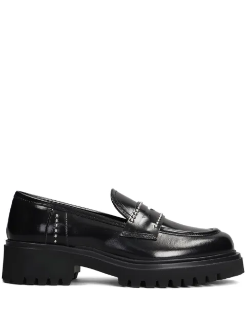 Evaluna stud-embellished loafers