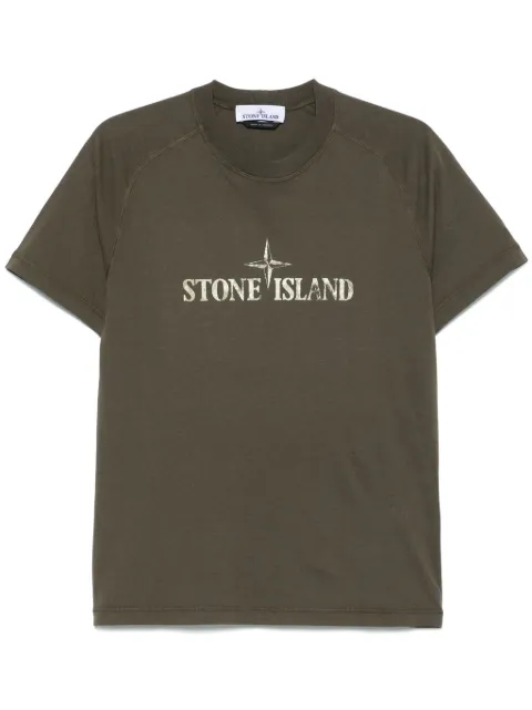 Stone Island logo-print T-shirt       