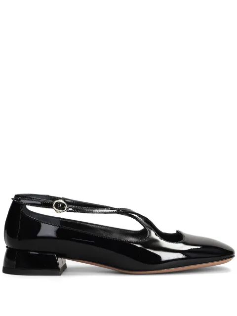 A.Bocca leather ballerina shoes 