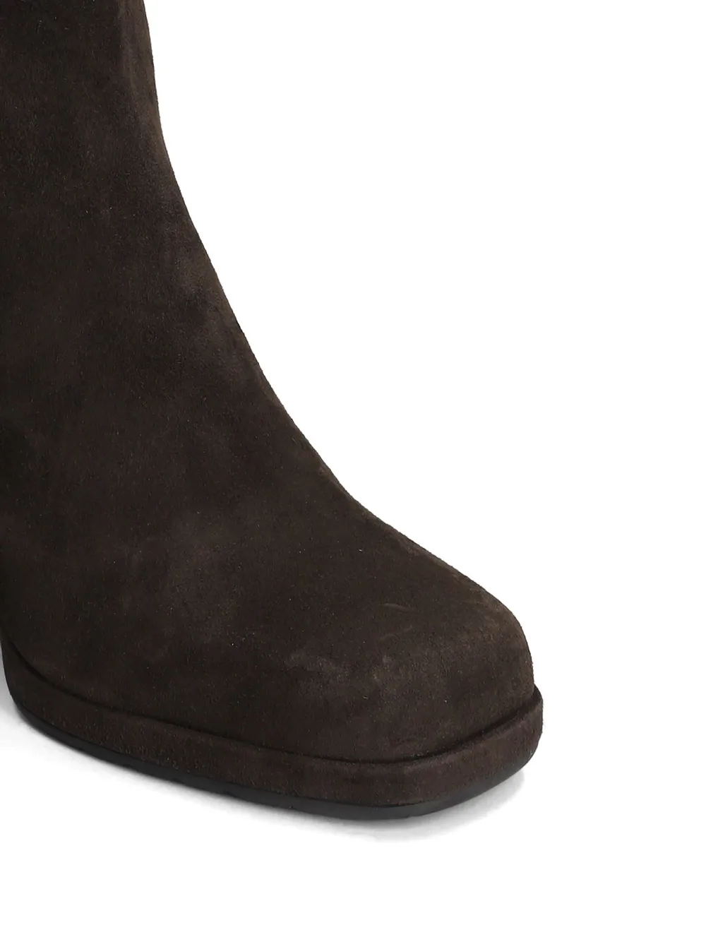 mara bini 80mm suede boots Brown