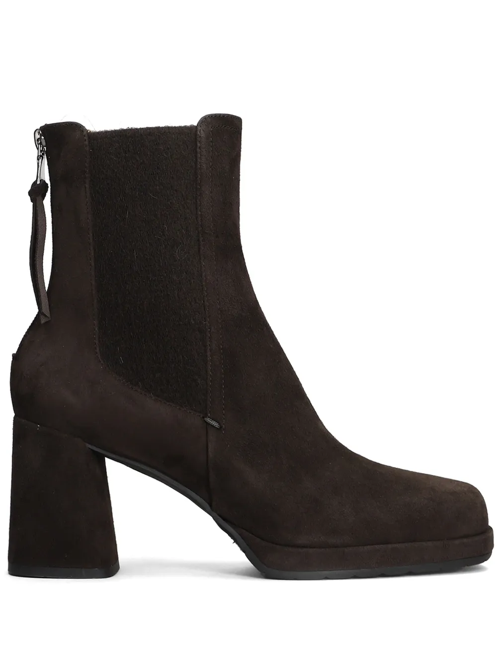 Mara bini 80mm suede boots Brown