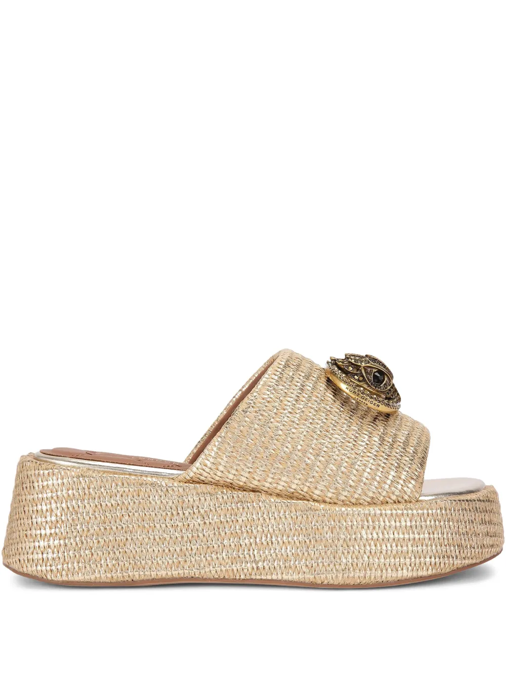 Kurt Geiger London Chelsea muiltjes met plateauzool Beige