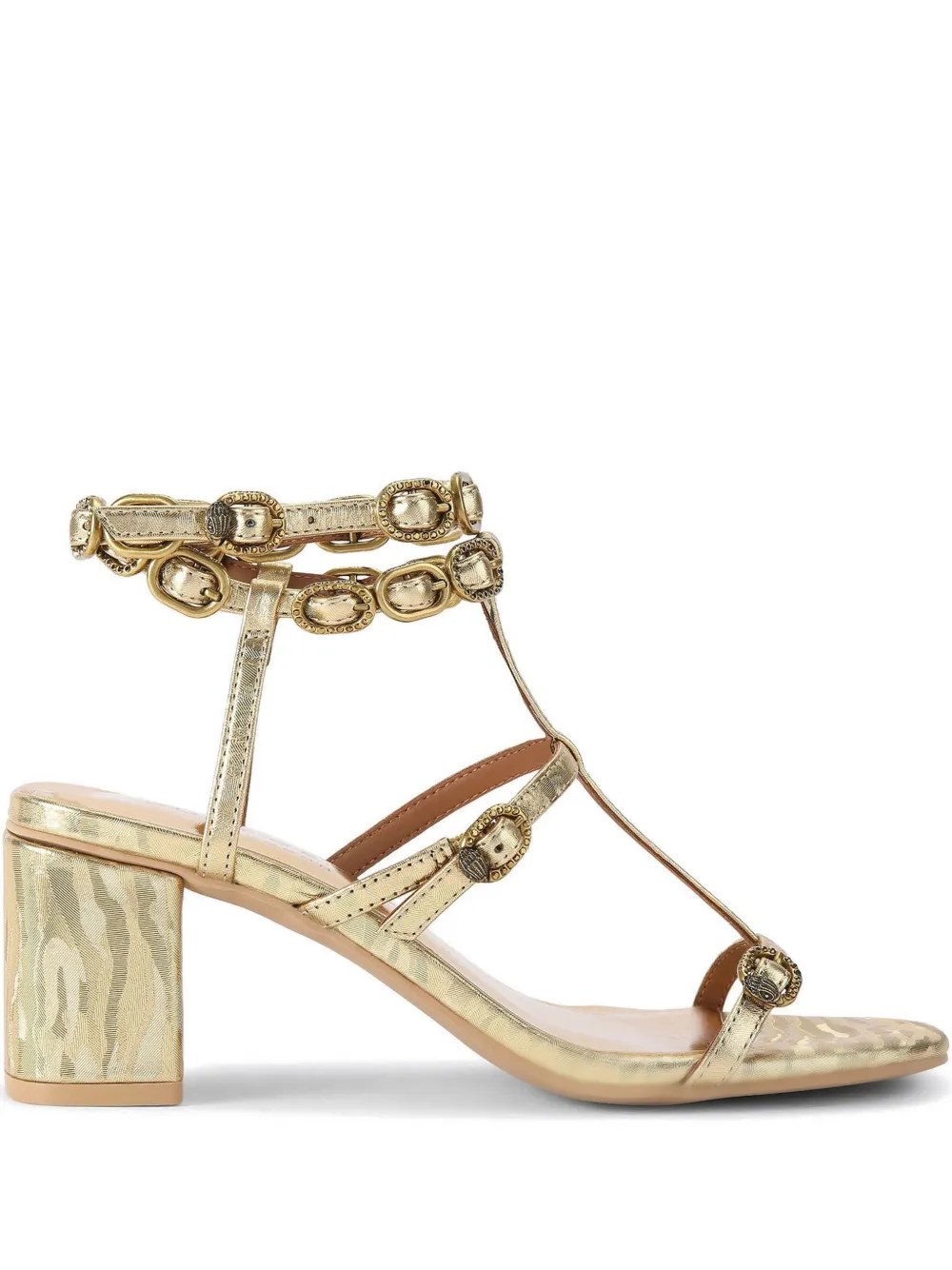 Kurt Geiger London 70mm Regent Gladiator sandals Gold