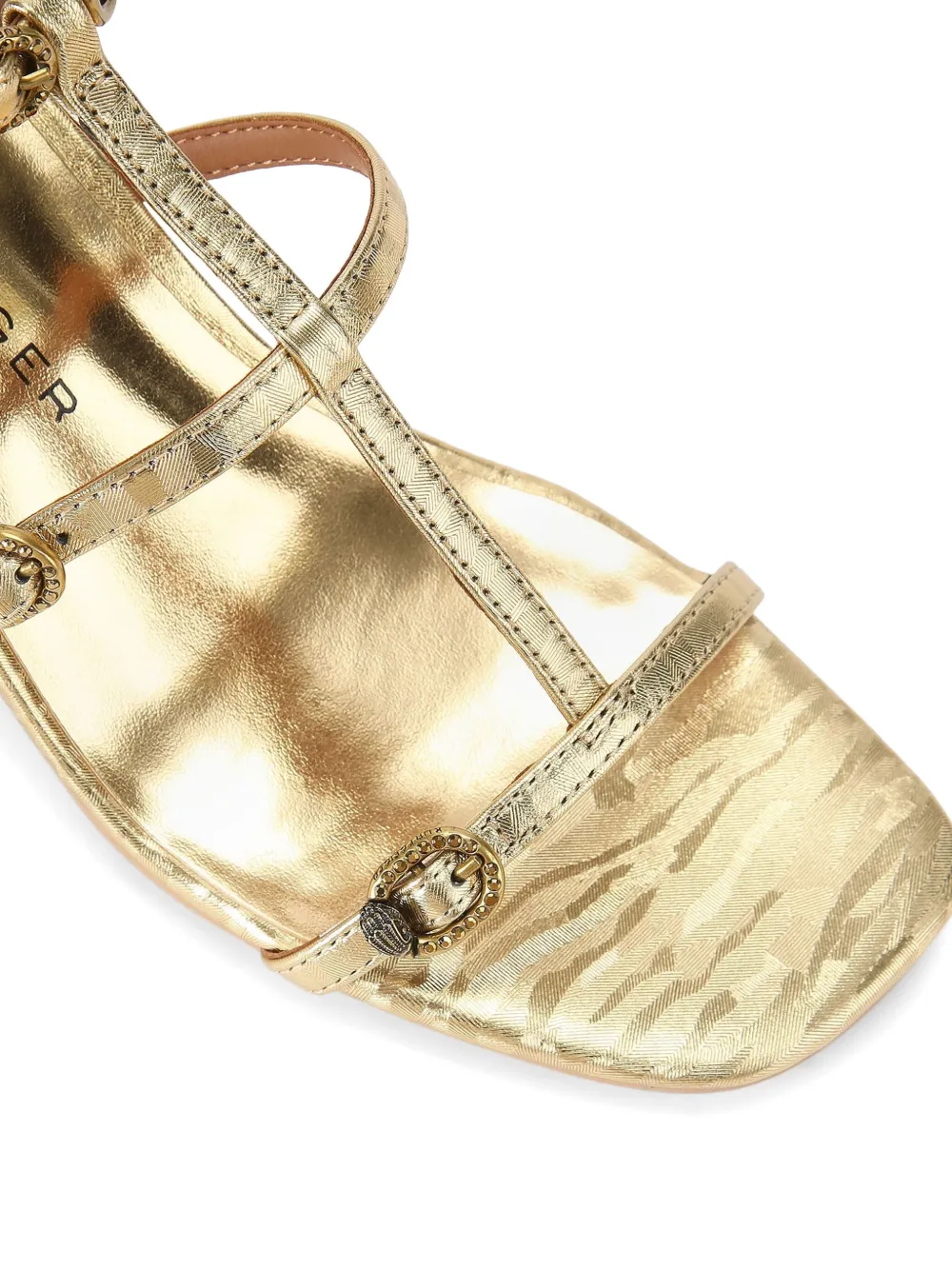 Kurt Geiger London 70mm Regent Gladiator sandals Gold