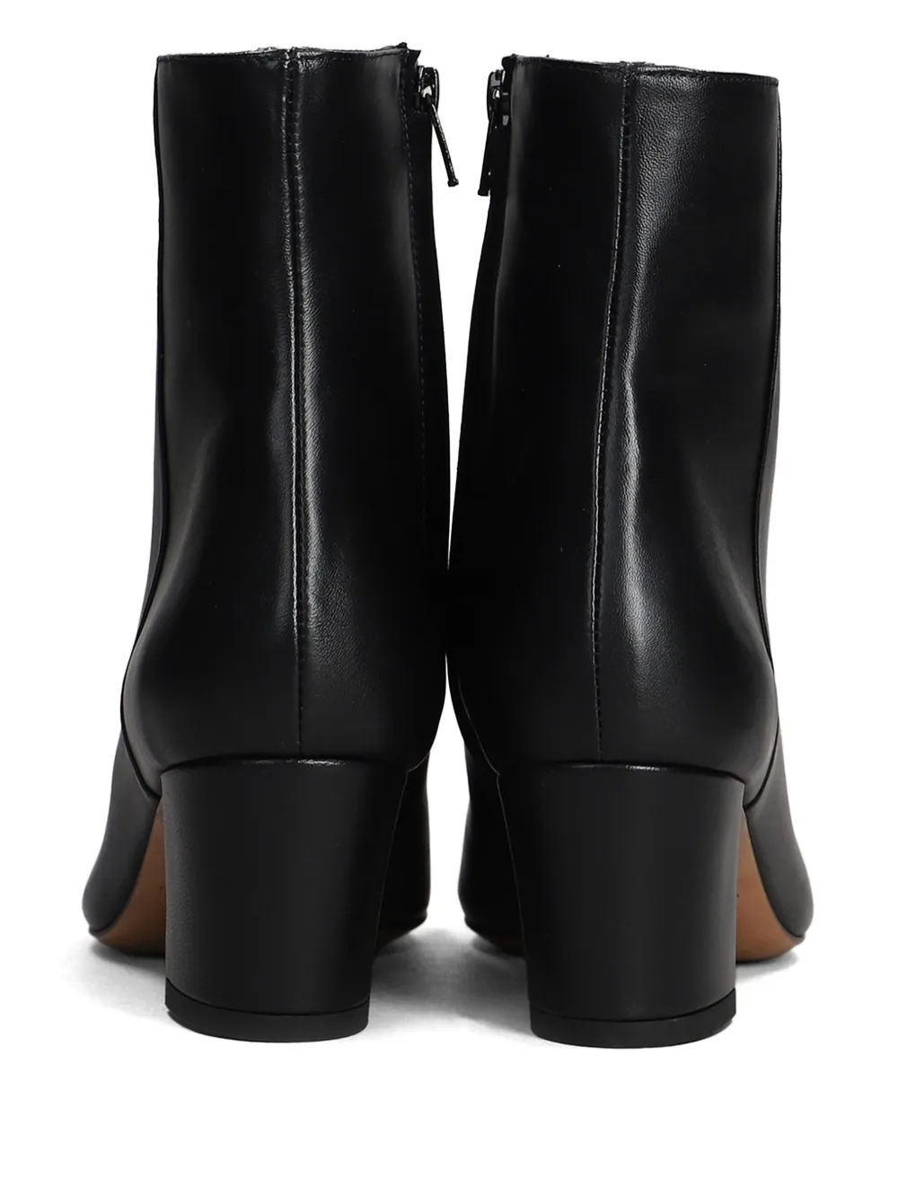 Fabio Rusconi 60mm Leather Boots In Black