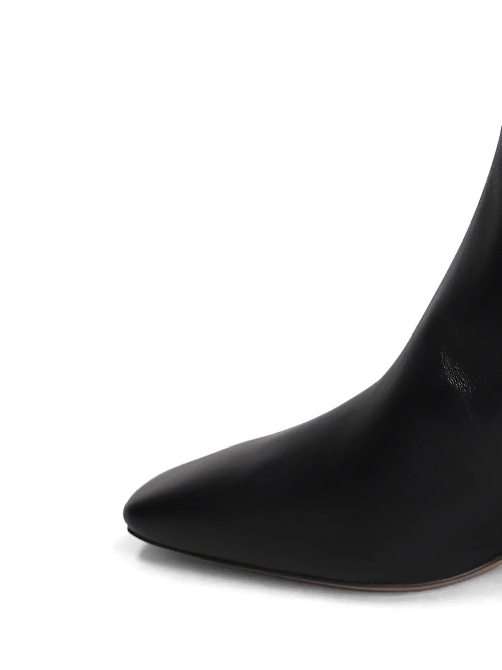 Fabio Rusconi 60mm Leather Boots In Black