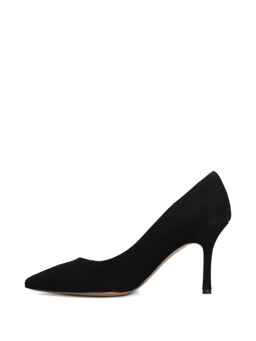The Seller Pumps in black suede Zwart