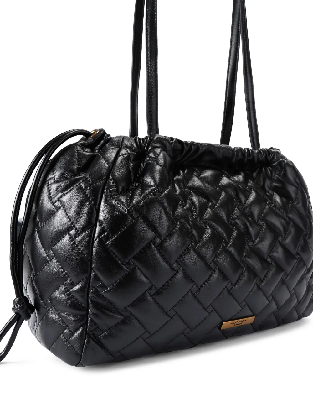 Kurt Geiger Kensington String Shoulder Bag In Schwarz
