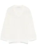 Peserico open-knit sweater - White