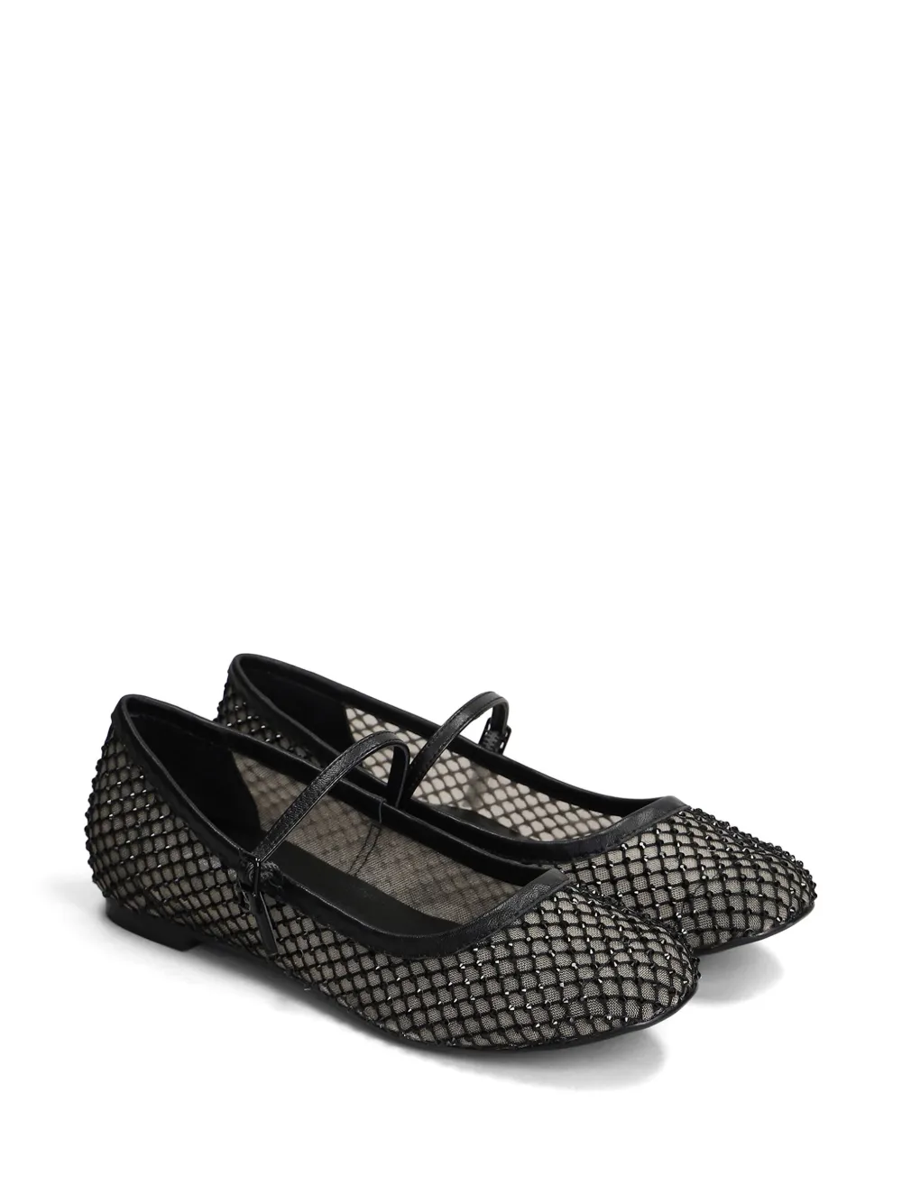 Lola Cruz Rimbel ballerina shoes - Zwart