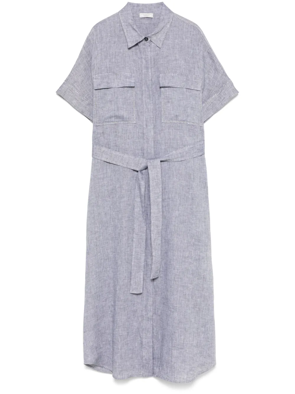 linen midi dress