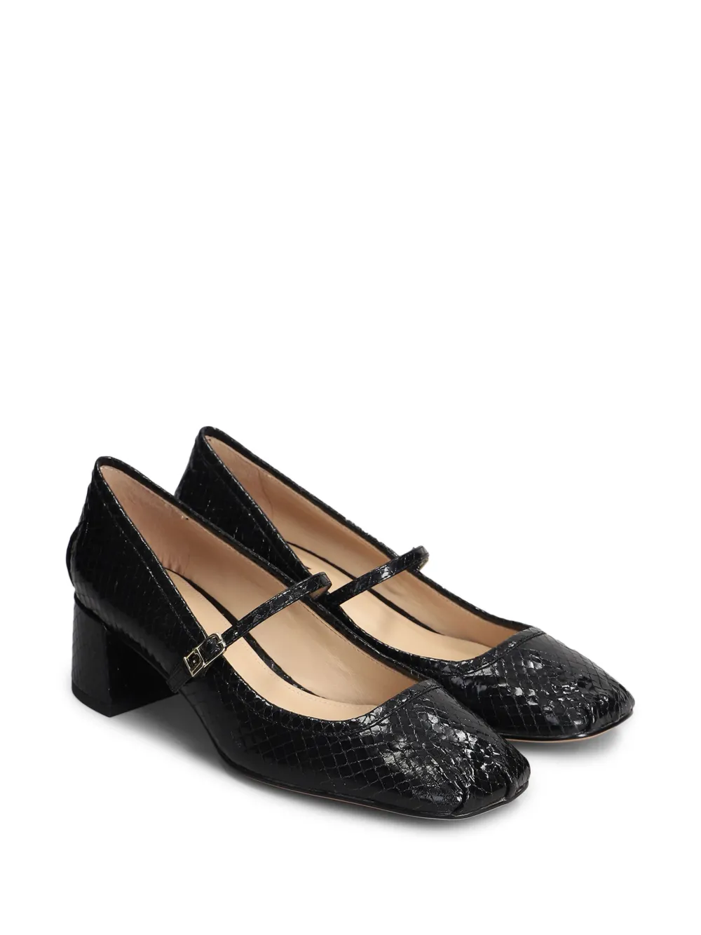 Lola Cruz 50mm Rima pumps - Zwart