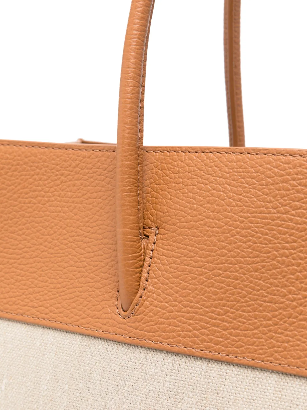 Coccinelle Shopper met logo-reliëf Bruin