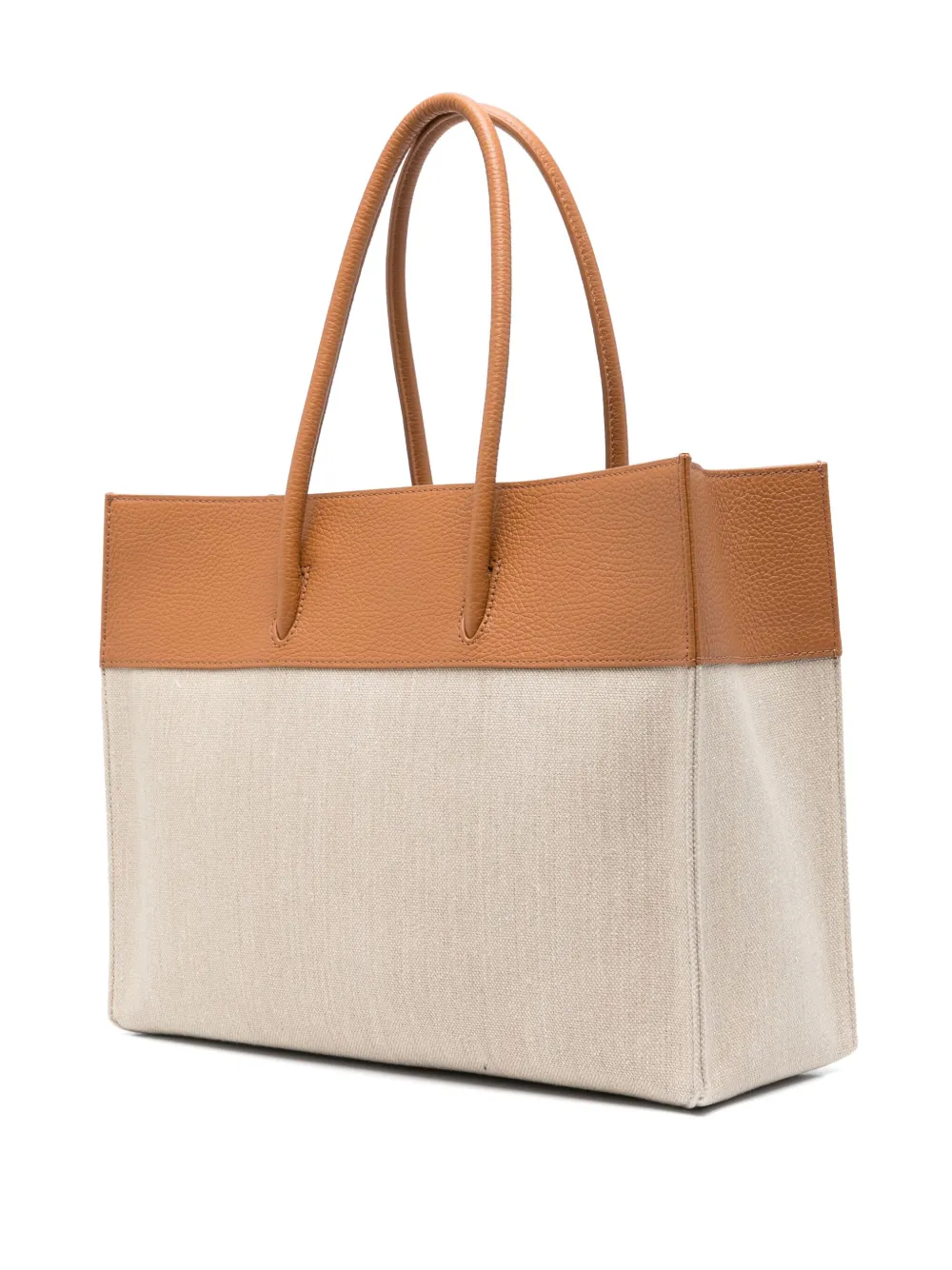 Coccinelle Shopper met logo-reliëf Bruin
