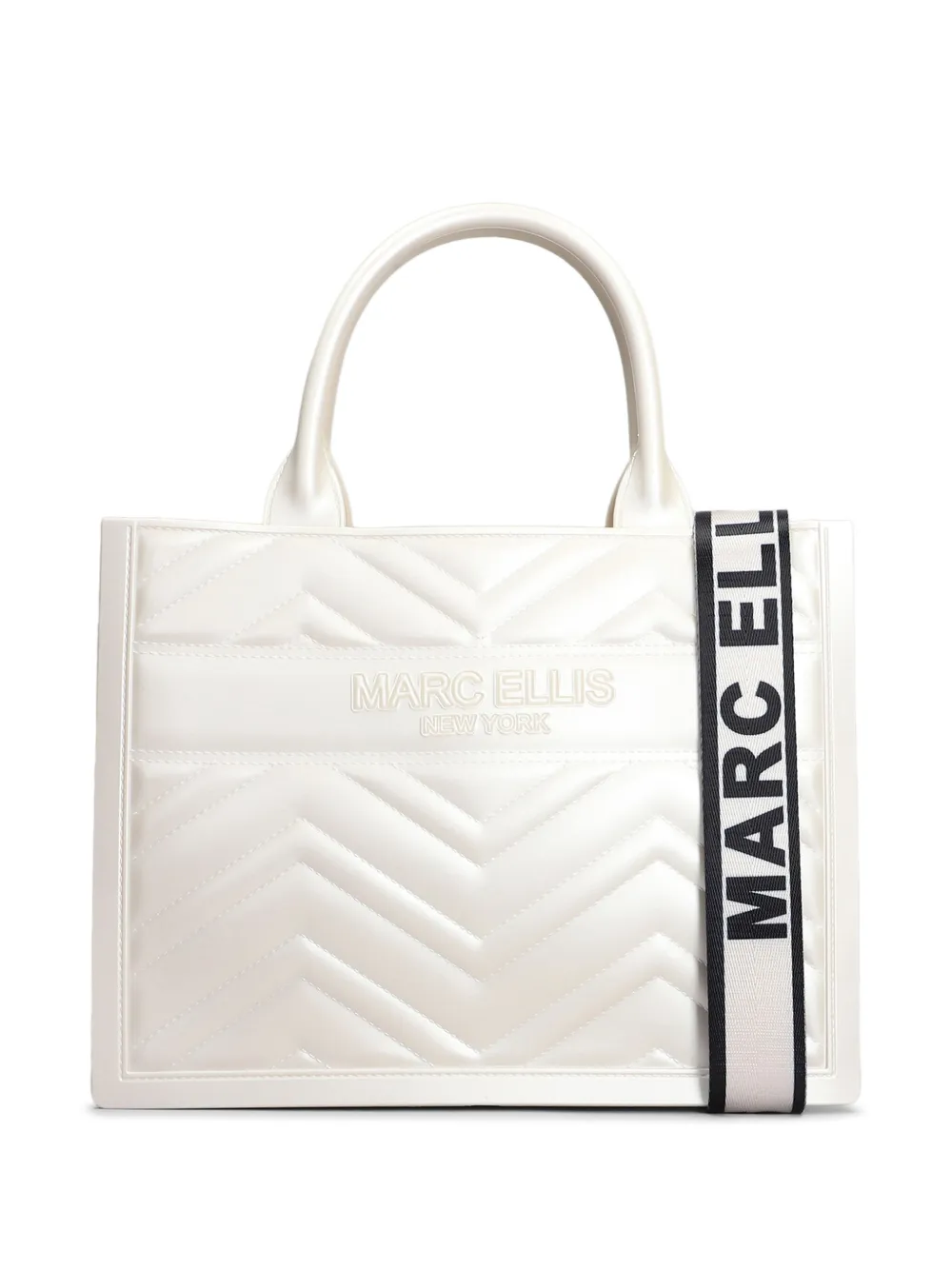 Marc Ellis M Flat Buby Wave tote bag | White | Image 1