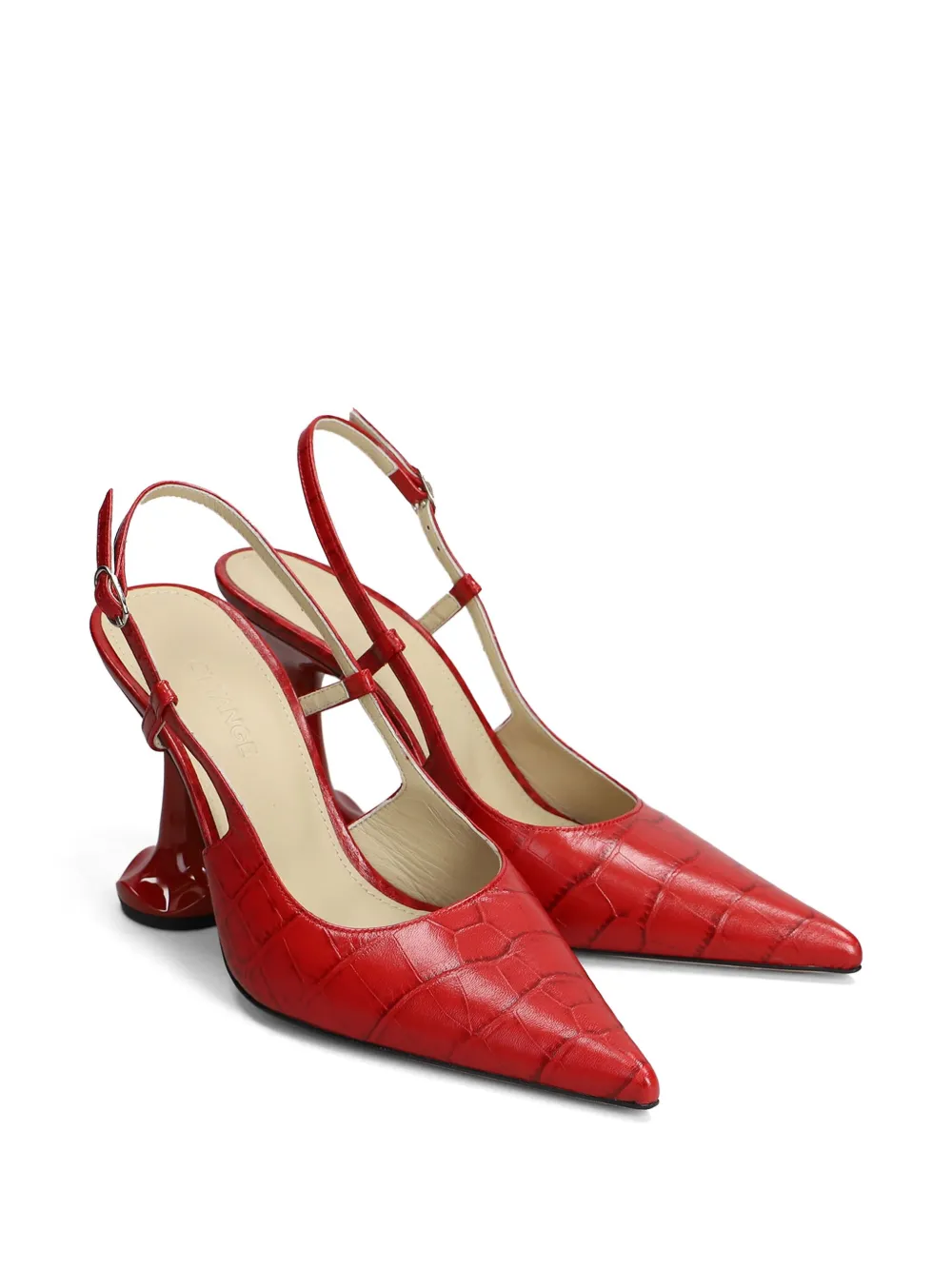 Ottange 90mm Edna pumps - Rood