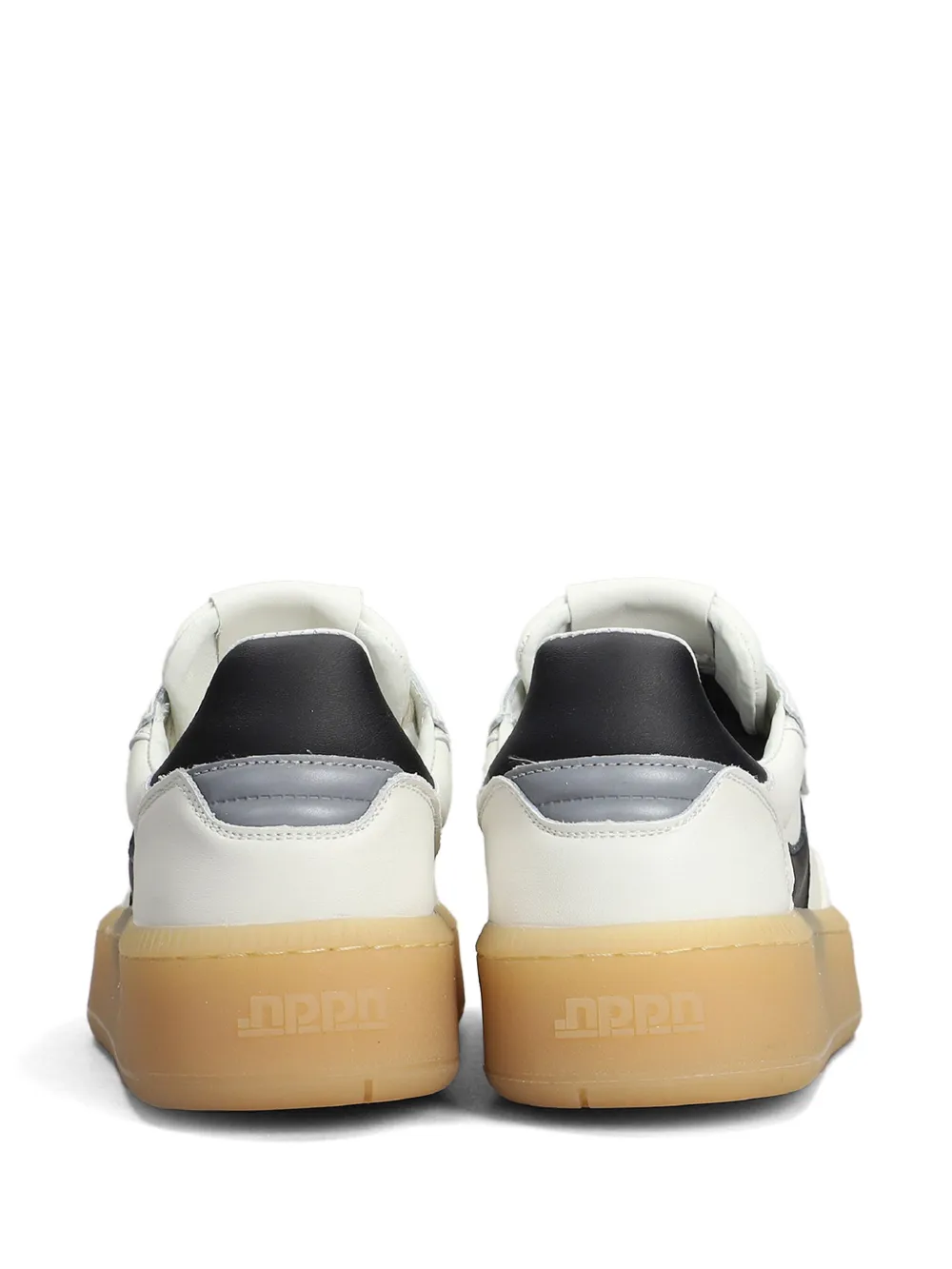 NPPN two-tone leather sneakers White