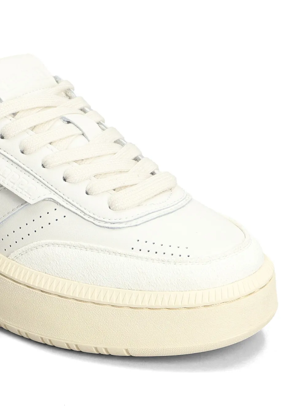 NPPN two-tone leather sneakers White