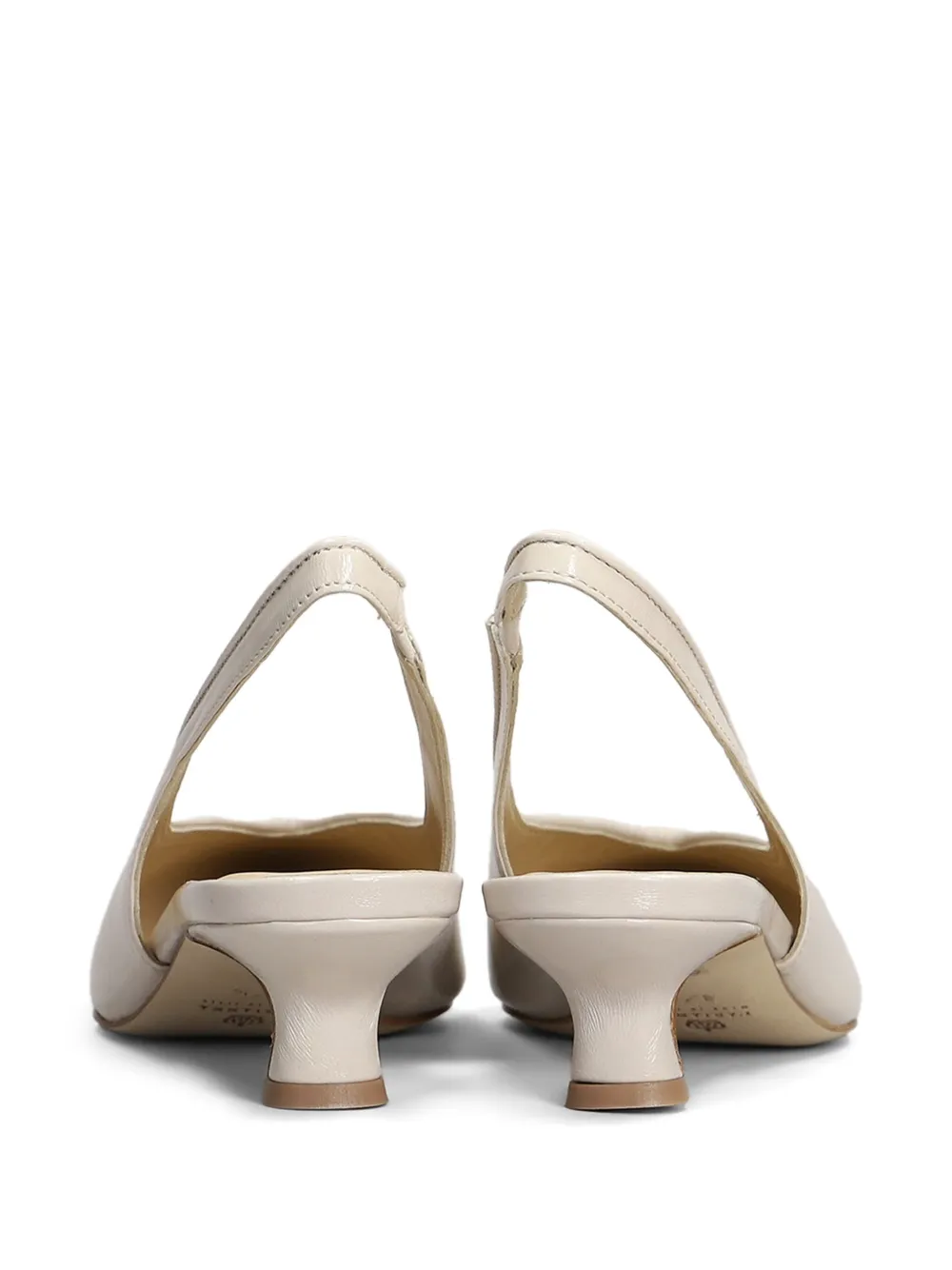 L Arianna Leren pumps Beige