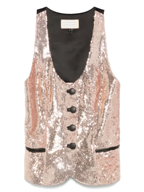 MITILIANE COUTURE chaleco con lentejuelas