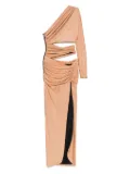 MITILIANE COUTURE crystal-embellished maxi dress - Brown