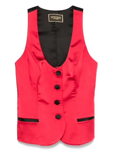 MITILIANE COUTURE satin waistcoat