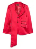 MITILIANE COUTURE asymmetric blazer - Red